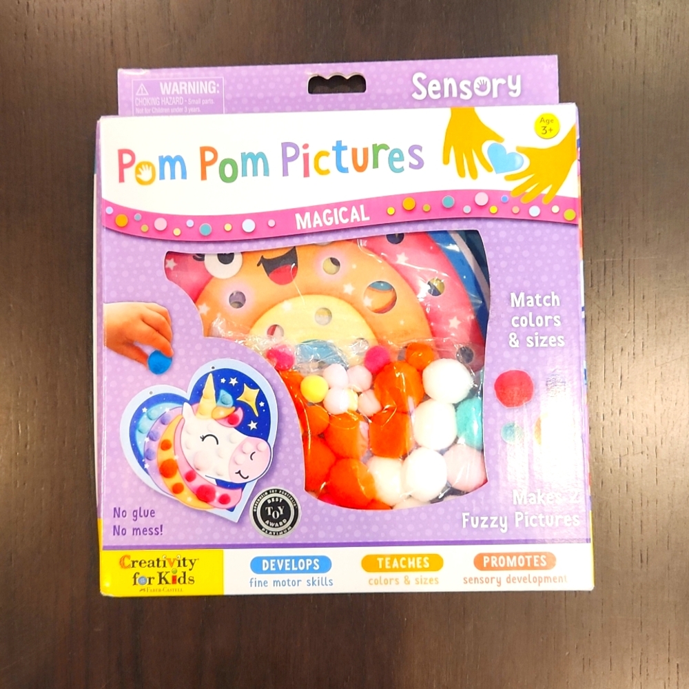 Creativity for kids, Pom Pom Pictures